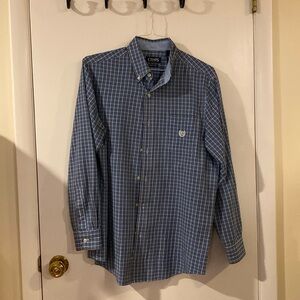 Chaps Easy Care plaid button down shirt